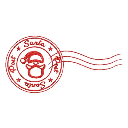 Christmas Santa Seal Machine Embroidery Designs, Christmas Santa, Gift