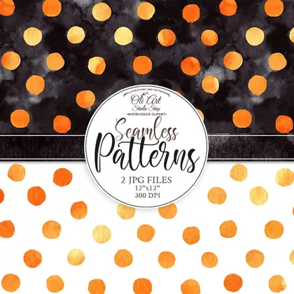Seamless patterns Hand painted Digital graphic