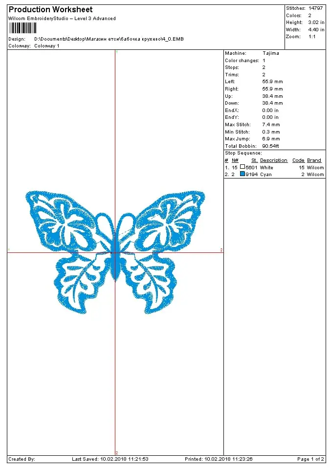 Butterfly Free Standing Lace 4 Butterfly Free Standing Lace