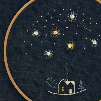 Christmas hand embroidery pattern NaiveNeedle