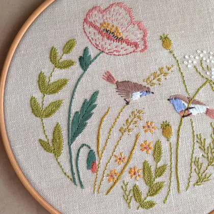 Hand embroidery pattern