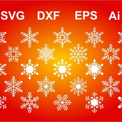 Snowflakes Svg Snowflakes Vector