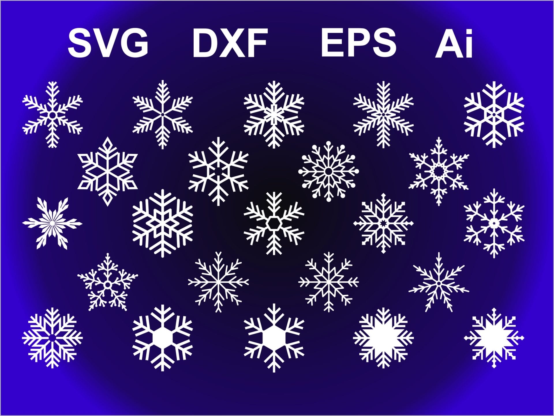Snowflakes Vector Set 1 Snowflakes Vector