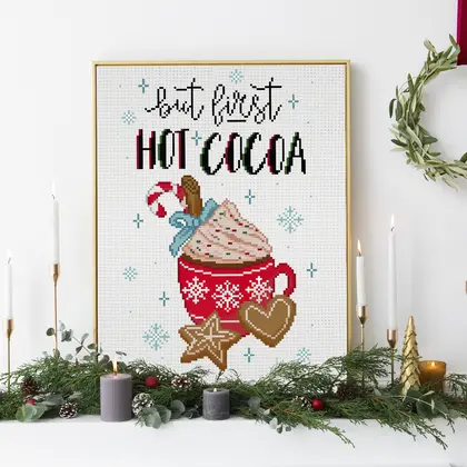 winter cross stitch pattern PDF