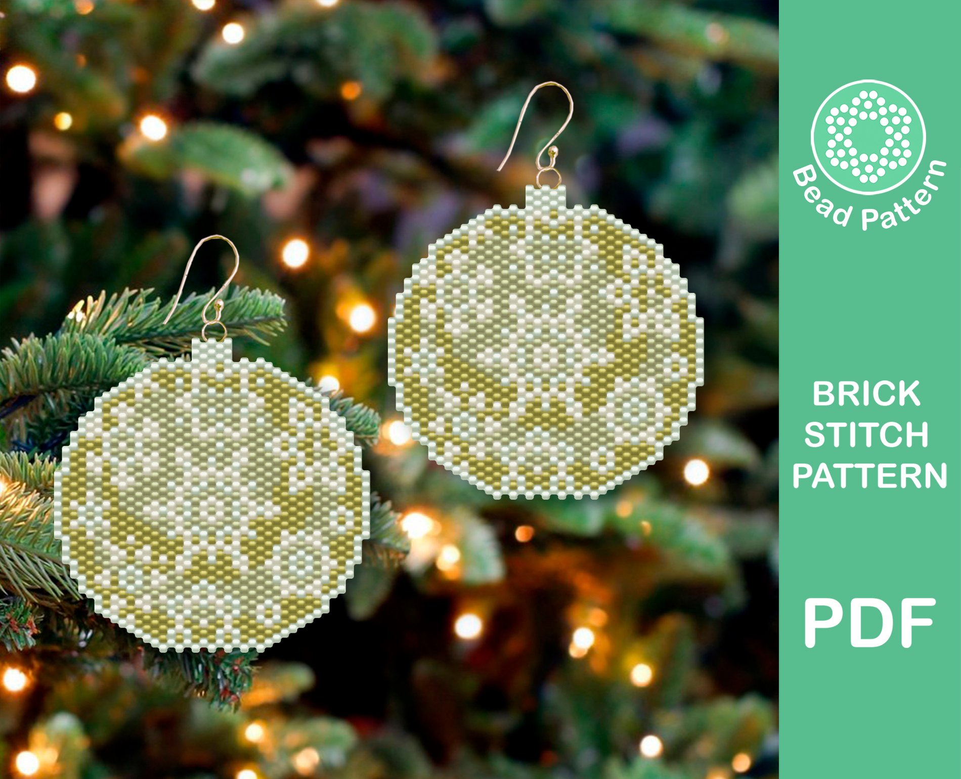Christmas bubble brick stitch pattern 5 Christmas bubble brick stitch pattern - Image 5