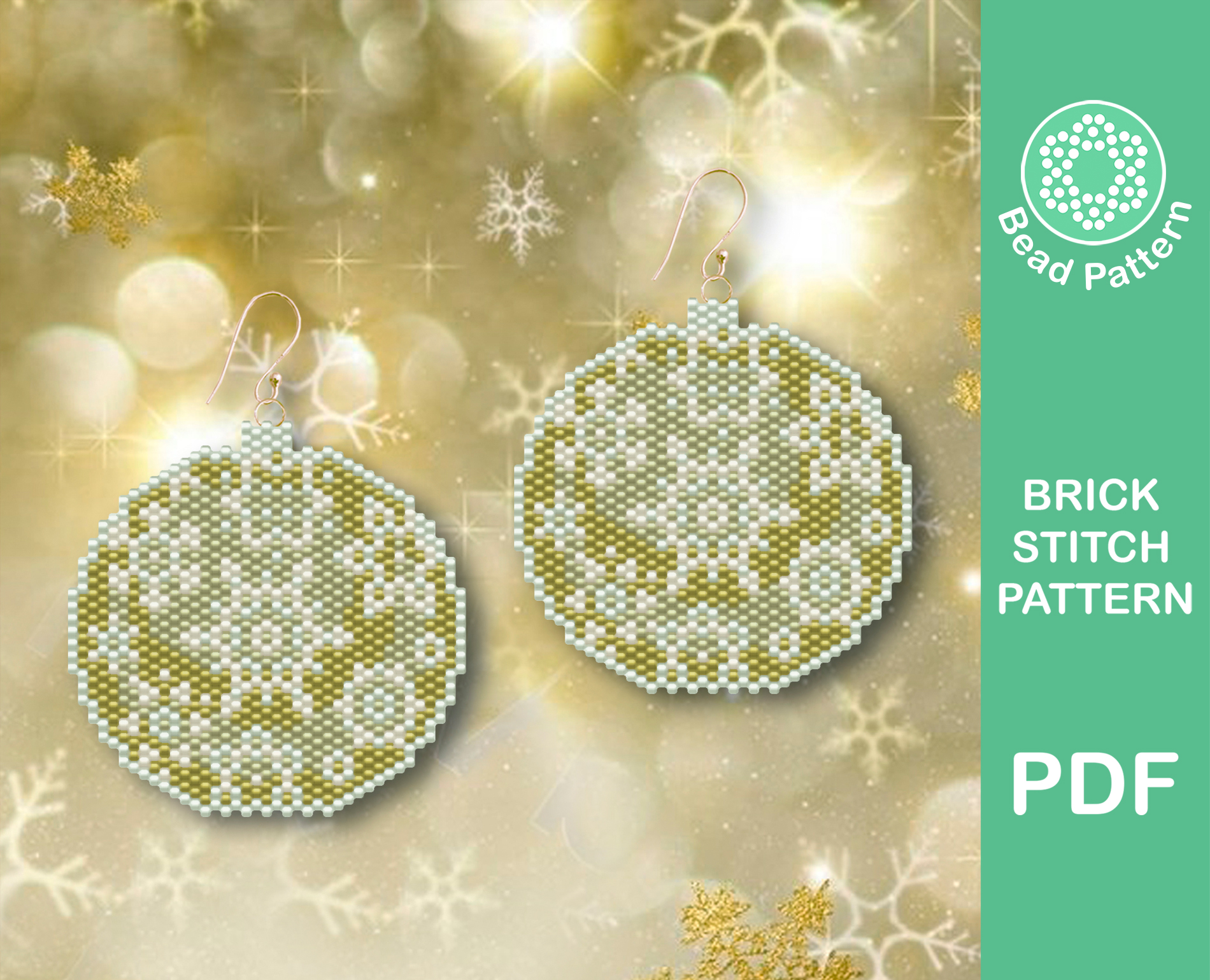 Christmas bubble brick stitch pattern 7 Christmas bubble brick stitch pattern - Image 7