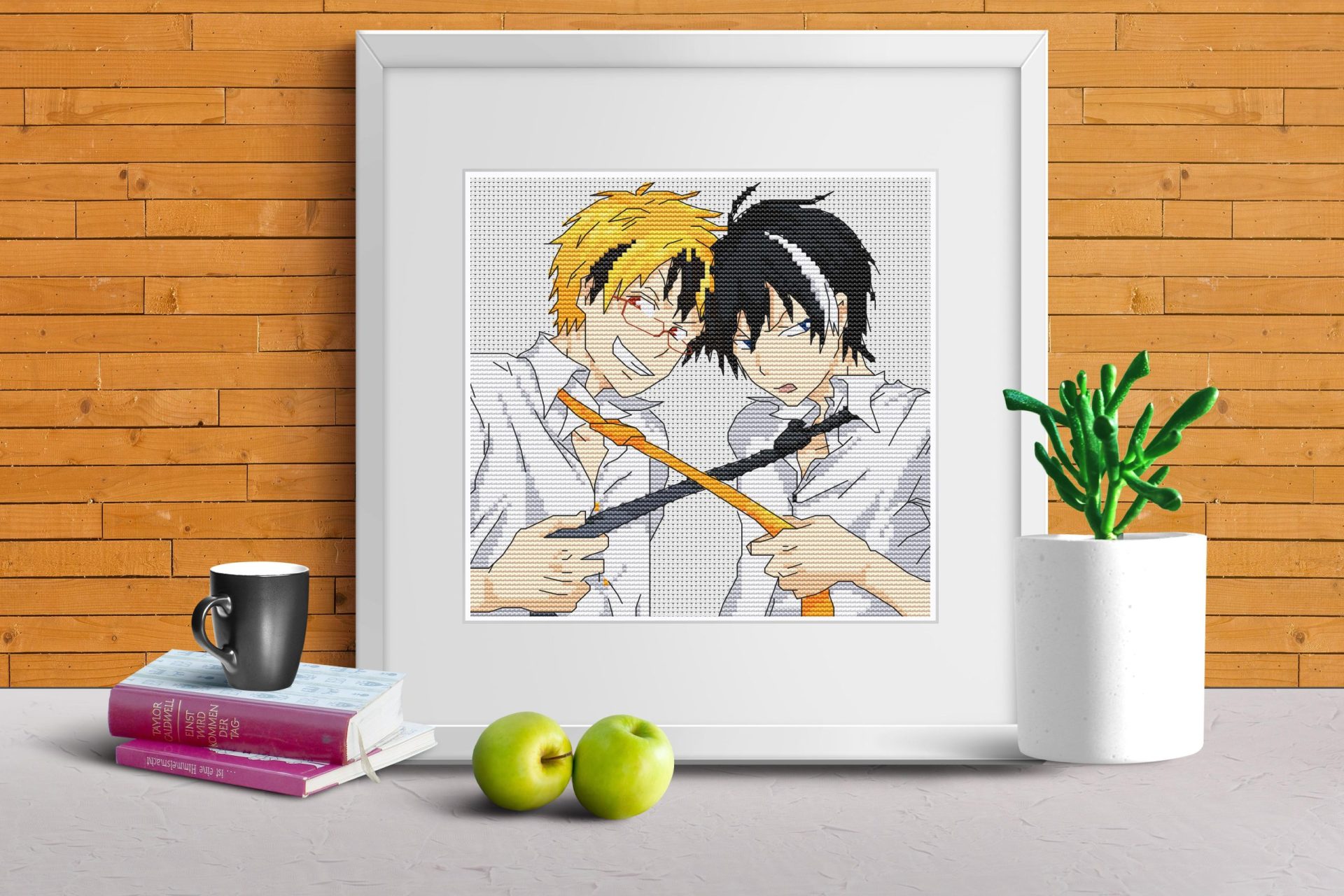 Anime cross stitch pattern Hyde Lawless and Licht Servamp Epic 2 anime cross stitch pattern hyde licht