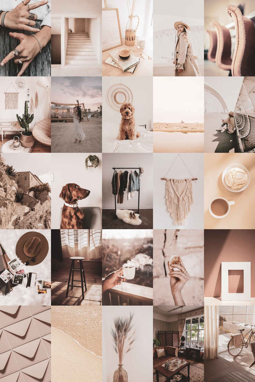 100 PCS Beige neutral aesthetic wall collage kit download 2 100 PCS Beige neutral aesthetic wall collage kit download - Image 2