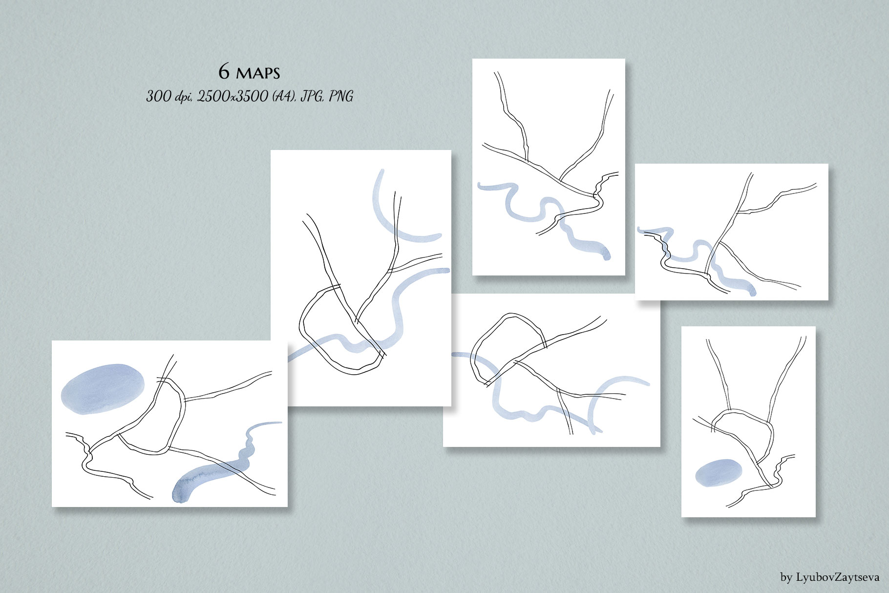 wedding map creator watercolor clipart 10 wedding map creator watercolor clipart - Image 10