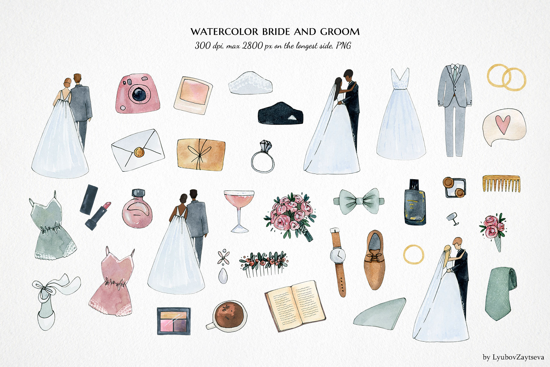 wedding map creator watercolor clipart 5 wedding map creator watercolor clipart - Image 5