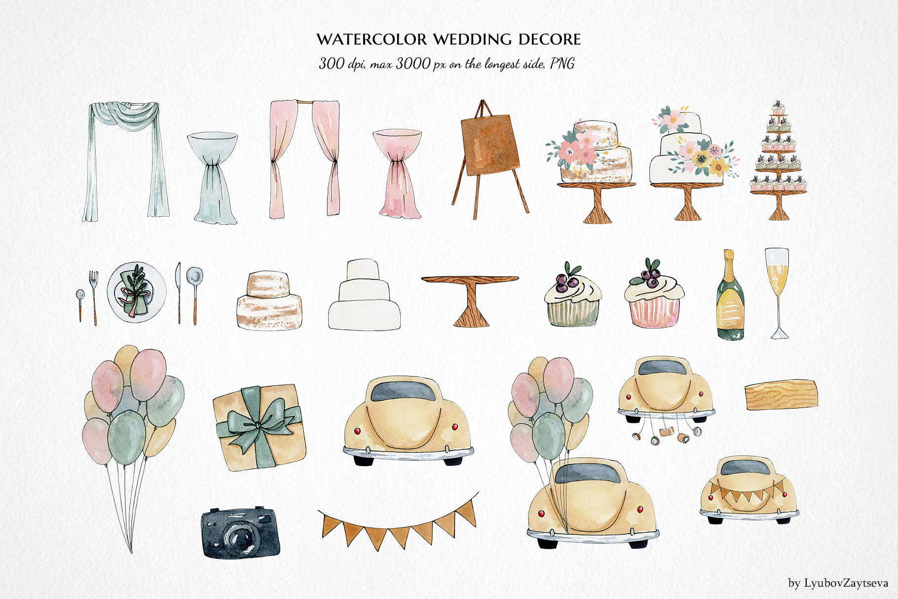 wedding map creator watercolor clipart 6 wedding map creator watercolor clipart - Image 6