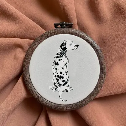 Dog cross stitch pattern PDF