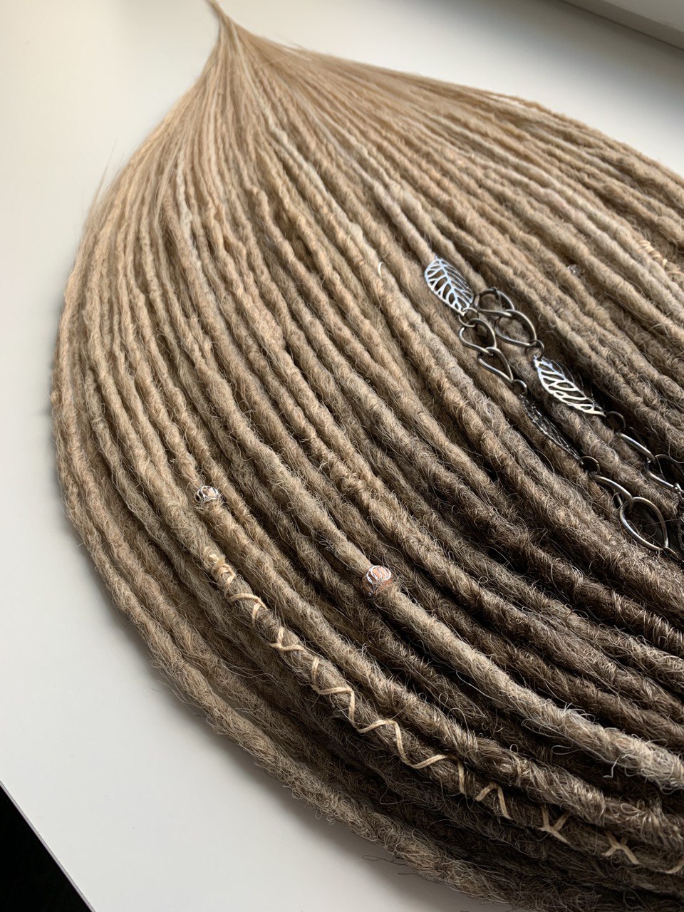Boho dreadlocks extensions, ombre crochet de dreads 5 Boho dreadlocks extensions, ombre crochet de dreads - Image 5