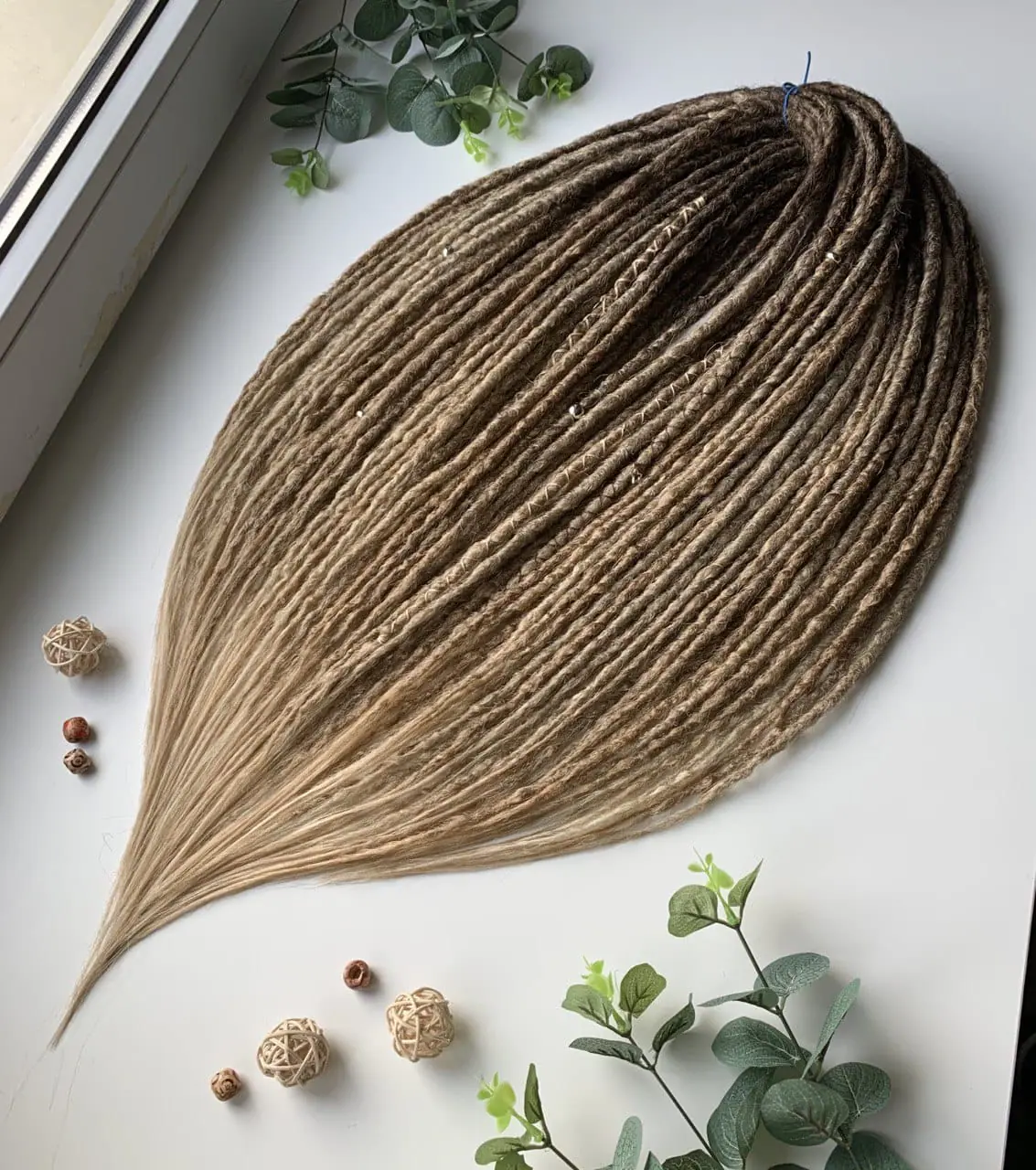 Boho dreadlocks extensions, ombre crochet de dreads 8 Boho dreadlocks extensions, ombre crochet de dreads - Image 8