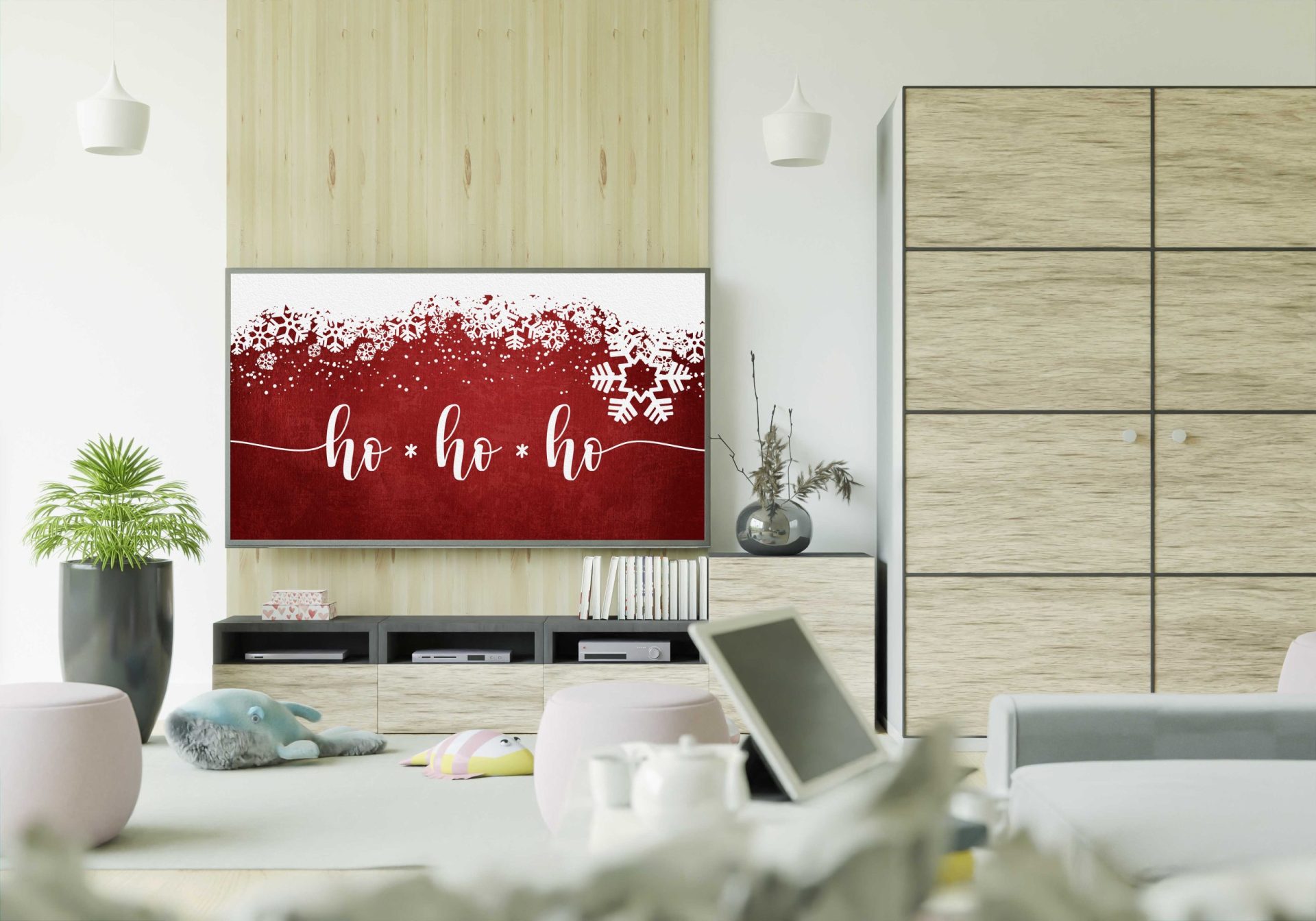 Ho Ho Ho Christmas Samsung Frame TV Art 3 Ho Ho Ho Christmas Samsung Frame TV Art - Image 3