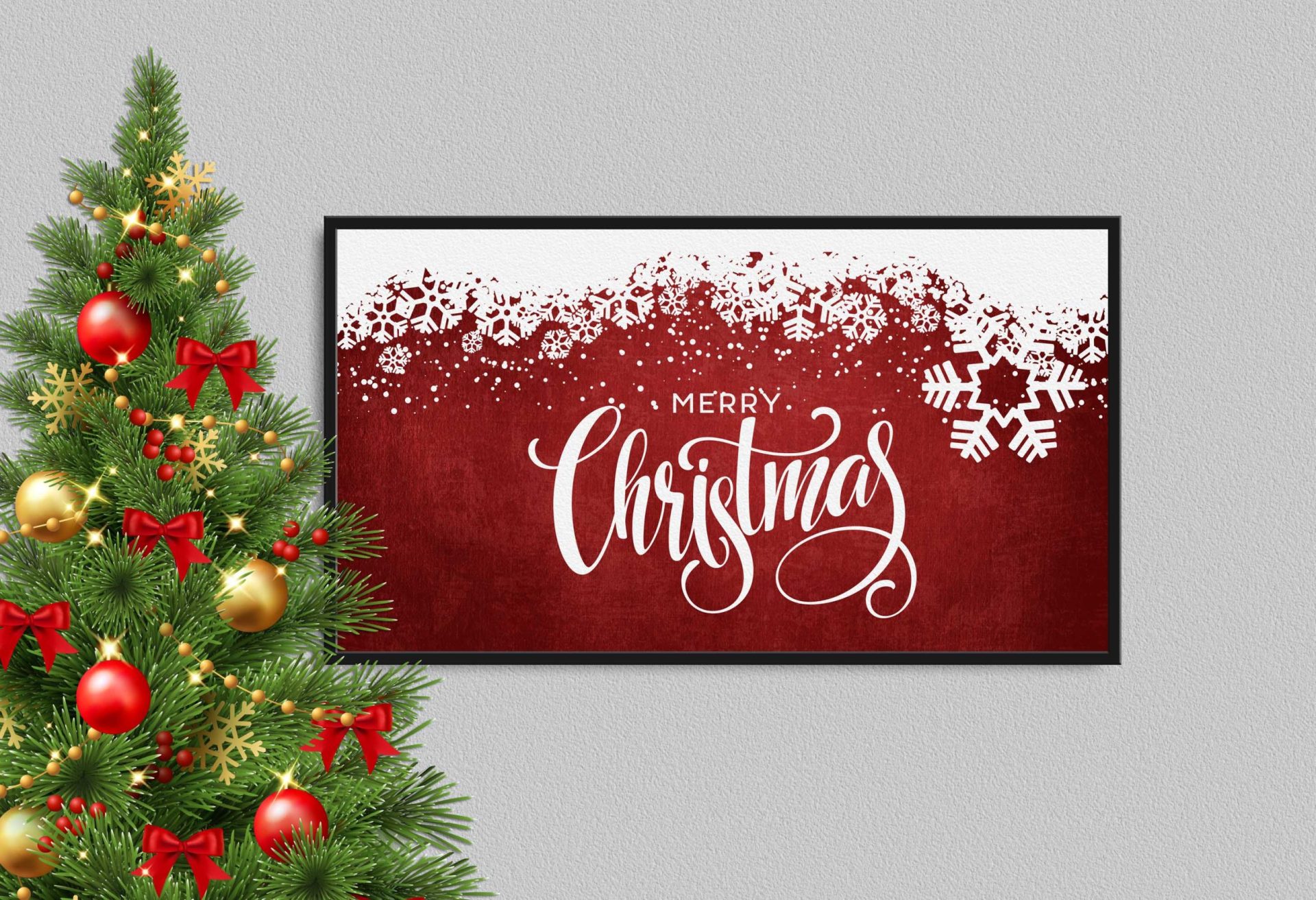 Merry Christmas Samsung Frame TV Art 4 Merry Christmas Samsung Frame TV Art - Image 4