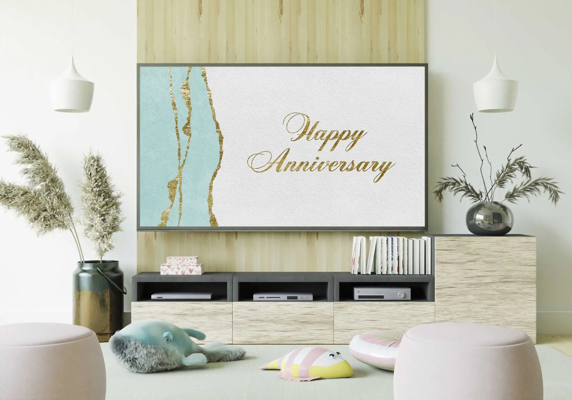 Samsung Frame TV Art Happy Anniversary 2 Samsung Frame TV Art Happy Anniversary - Image 2