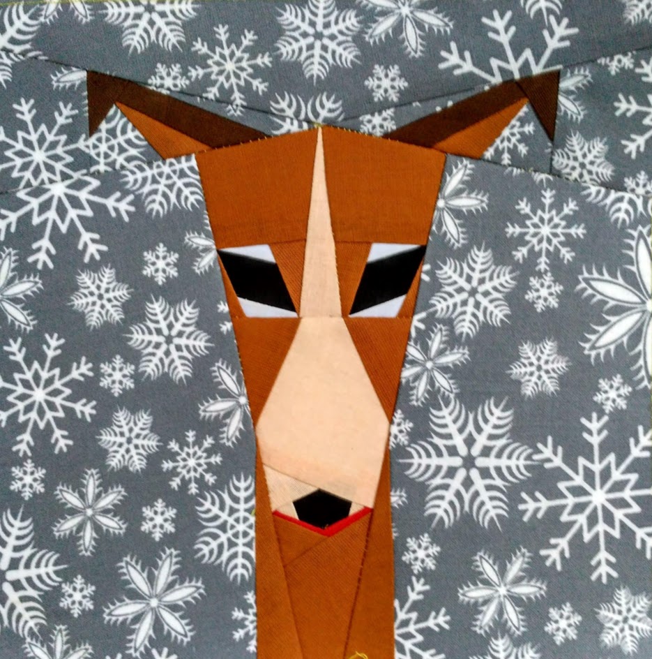 8in Greyhound quilt block pattern Paper Piecing 5 Greyhound quilt block pattern