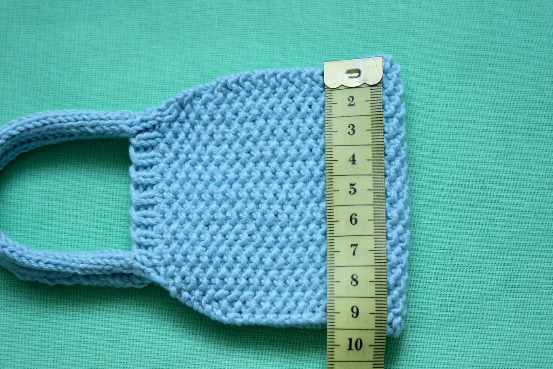 Knitted face mask pattern 6 Knitted face mask pattern - Image 6
