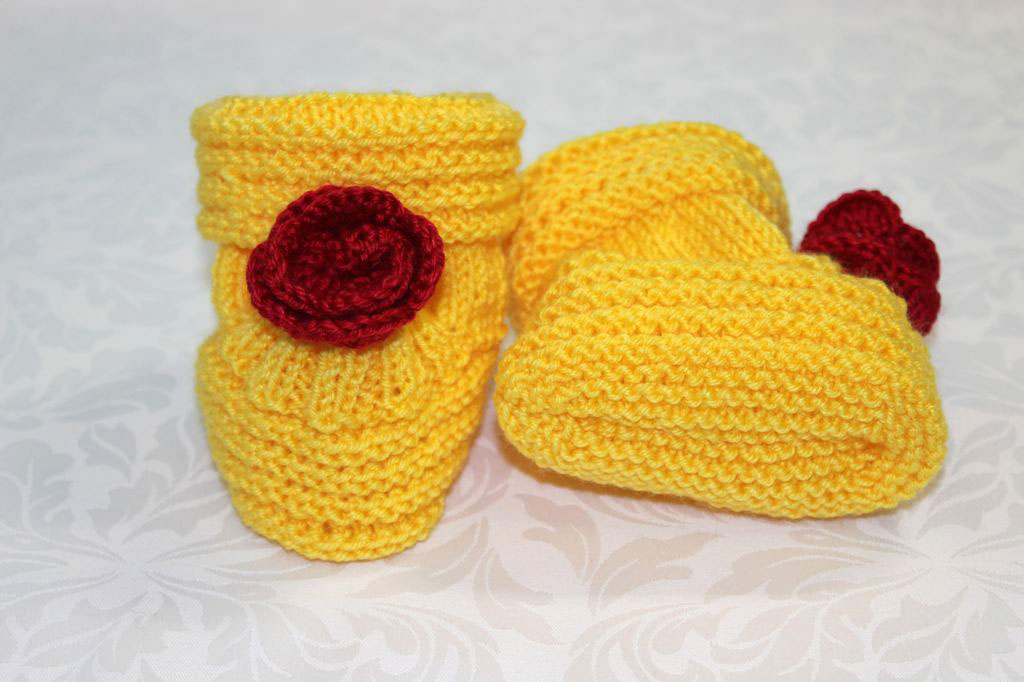 Baby booties knitting pattern 3 Baby booties knitting pattern - Image 3