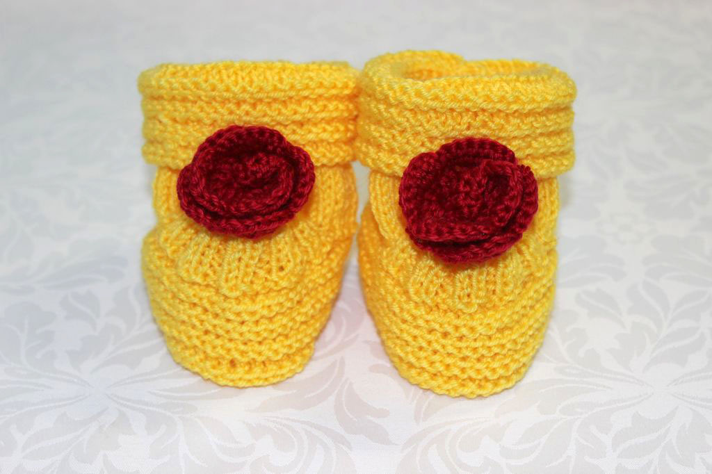 Baby booties knitting pattern 4 Baby booties knitting pattern - Image 4