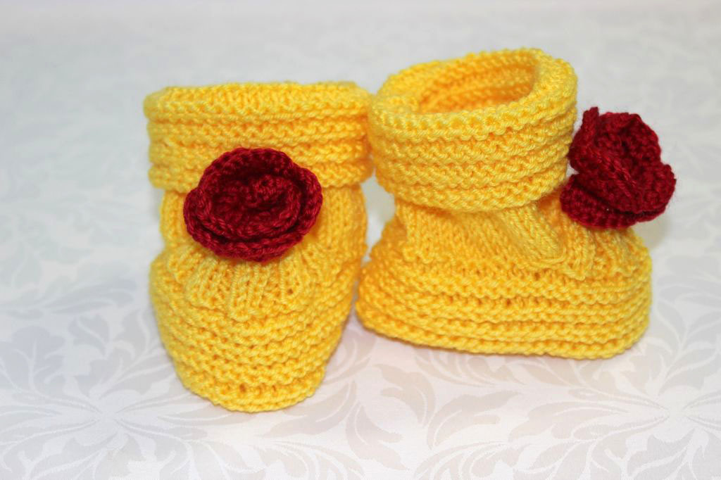 Baby booties knitting pattern 5 Baby booties knitting pattern - Image 5
