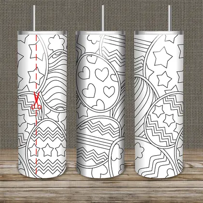Easter Tumbler Burst template Easy Tumbler Burst SVG #41