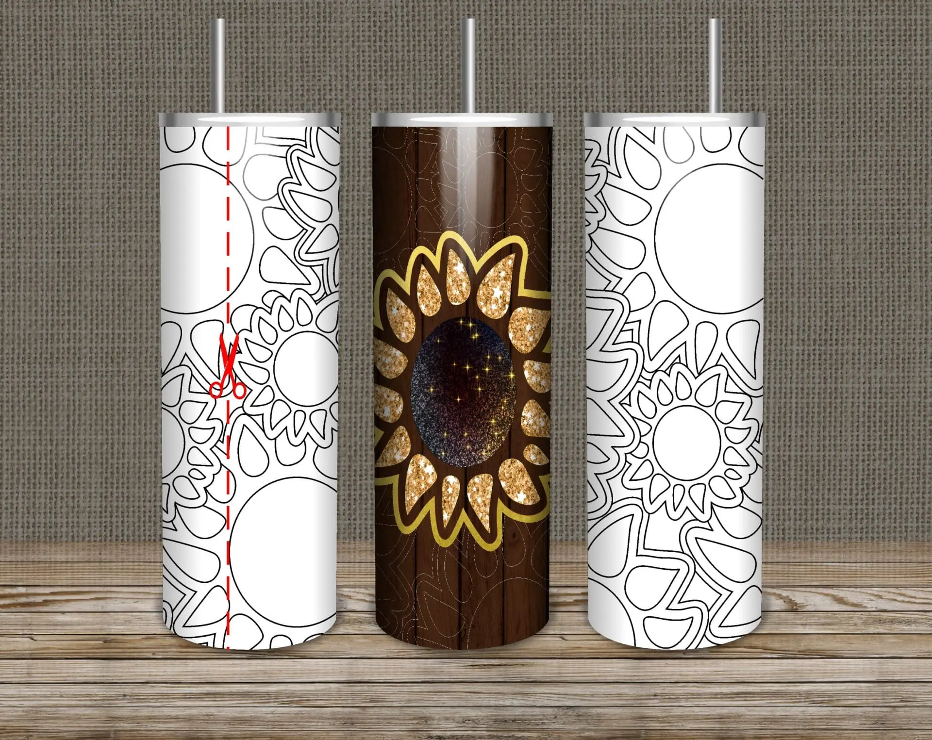 sunflower Tumbler Burst template Easy Tumbler Burst SVG-39 1 sunflower Tumbler Burst template Easy Tumbler Burst SVG 39