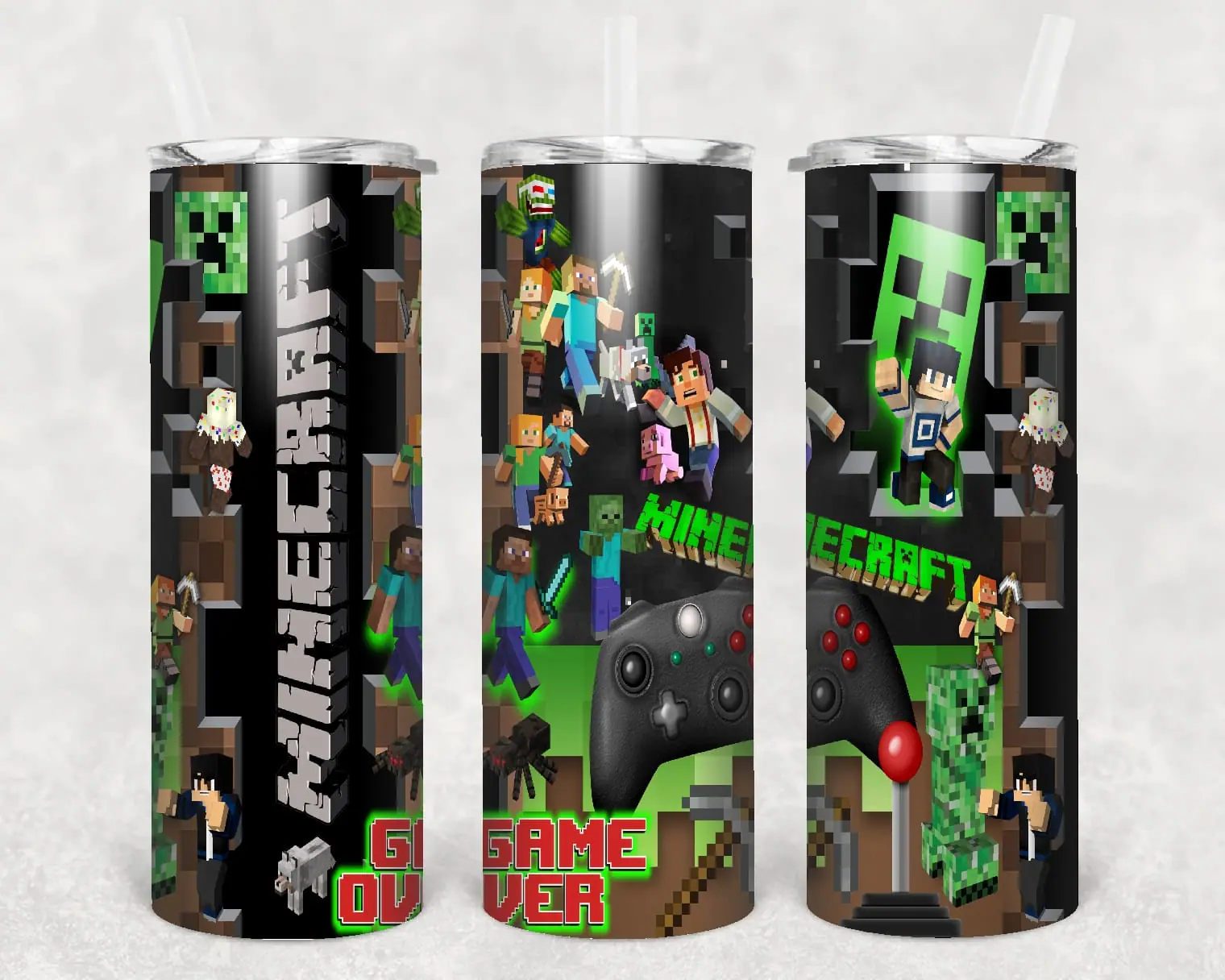 Minecraft tumbler sublimate designs STRAIGHT 20oz-33 1 Minecraft tumbler sublimate designs STRAIGHT 20oz-33