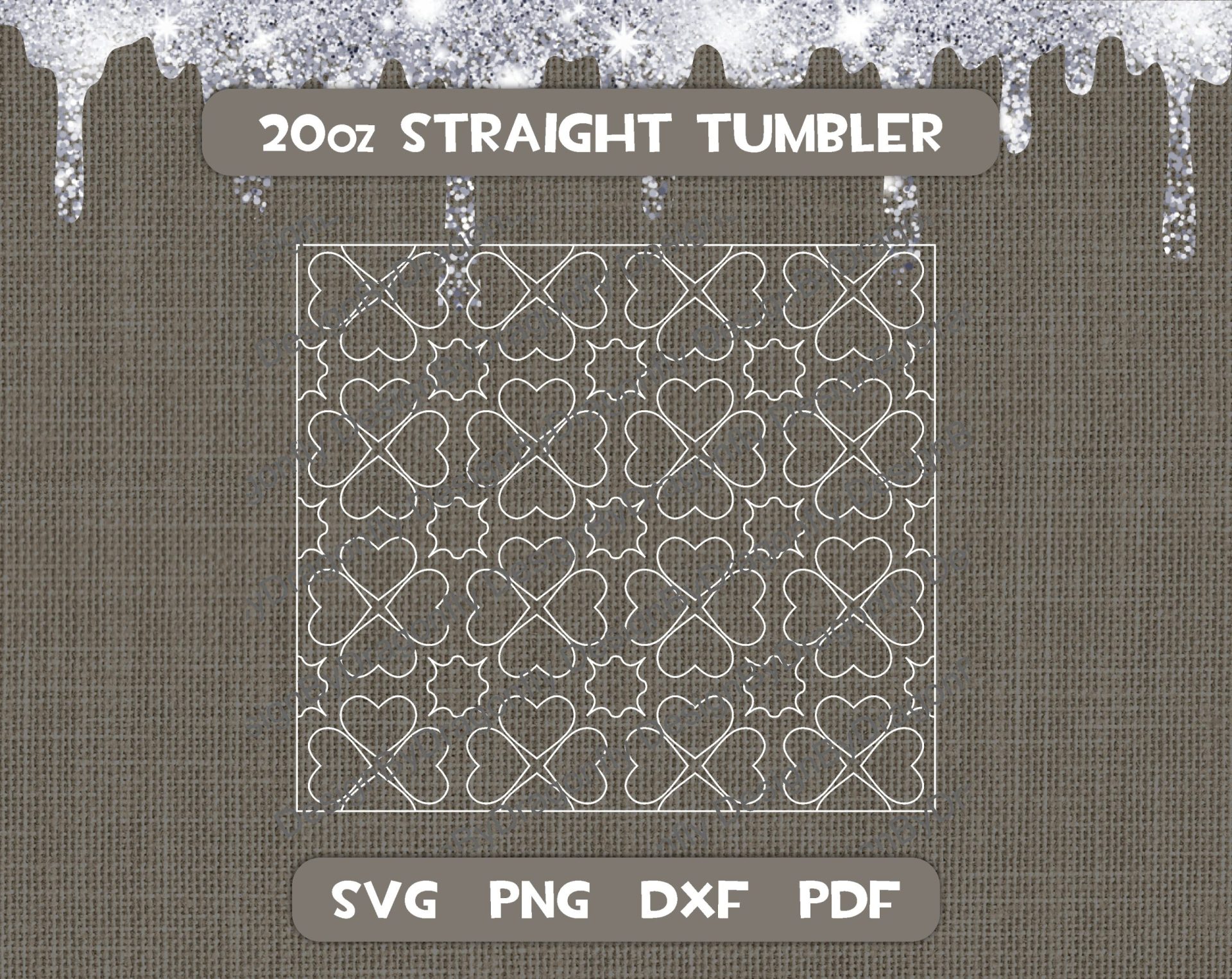 Shamrock Burst Tumbler template SVG DXF PNG Pdf 20 Oz Skinny-34 2 Shamrock Burst Tumbler template SVG DXF PNG Pdf 20 Oz Skinny-34