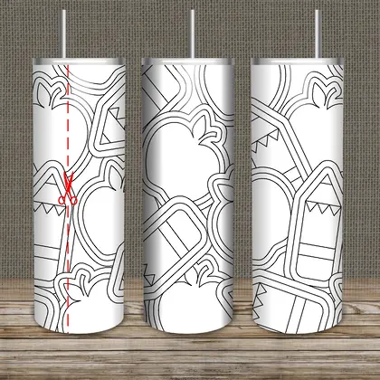 Tumbler Burst template Easy Tumbler Burst SVG #44
