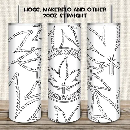 weed Burst Tumbler SVG DXF PNG Pdf 20 Oz Skinny-28