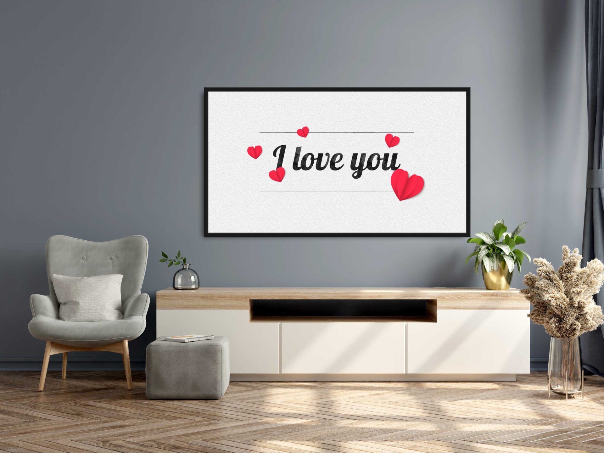 Valentine's Day Frame TV Art I Love You 4 Valentine's Day Frame TV Art I Love You - Image 4