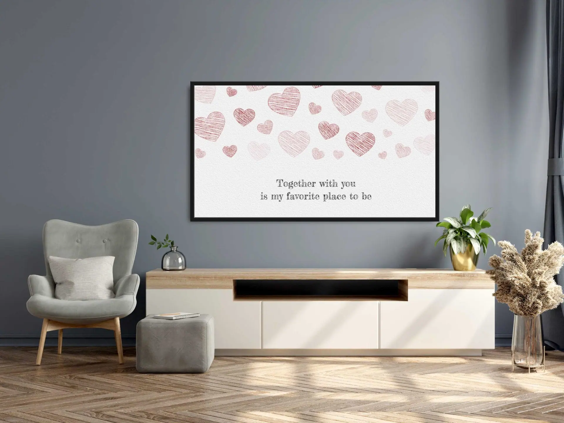 Samsung Frame TV Art Together With You Is My Favorite Place To Be 6 Samsung Frame TV Art Together With You Is My Favorite Place To Be - Image 6