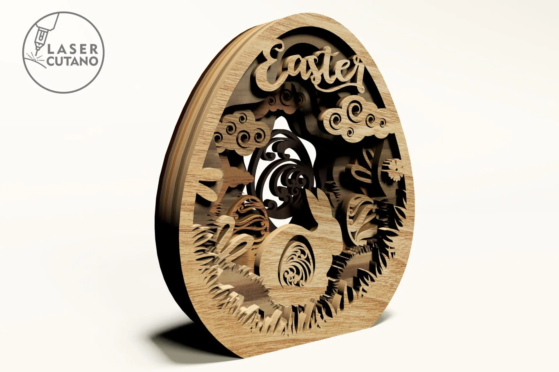 3 Eggs EASTER Craft Decoration 3 3 Eggs EASTER Craft Decoration - Image 3
