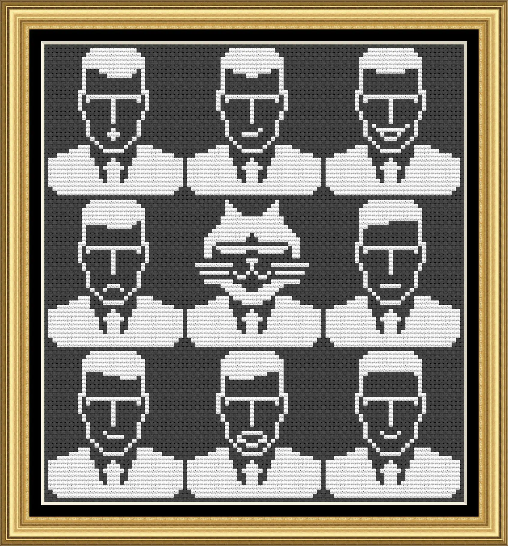 Cross stitch pattern Secret Agent 7 Cross stitch pattern Secret Agent - Image 7