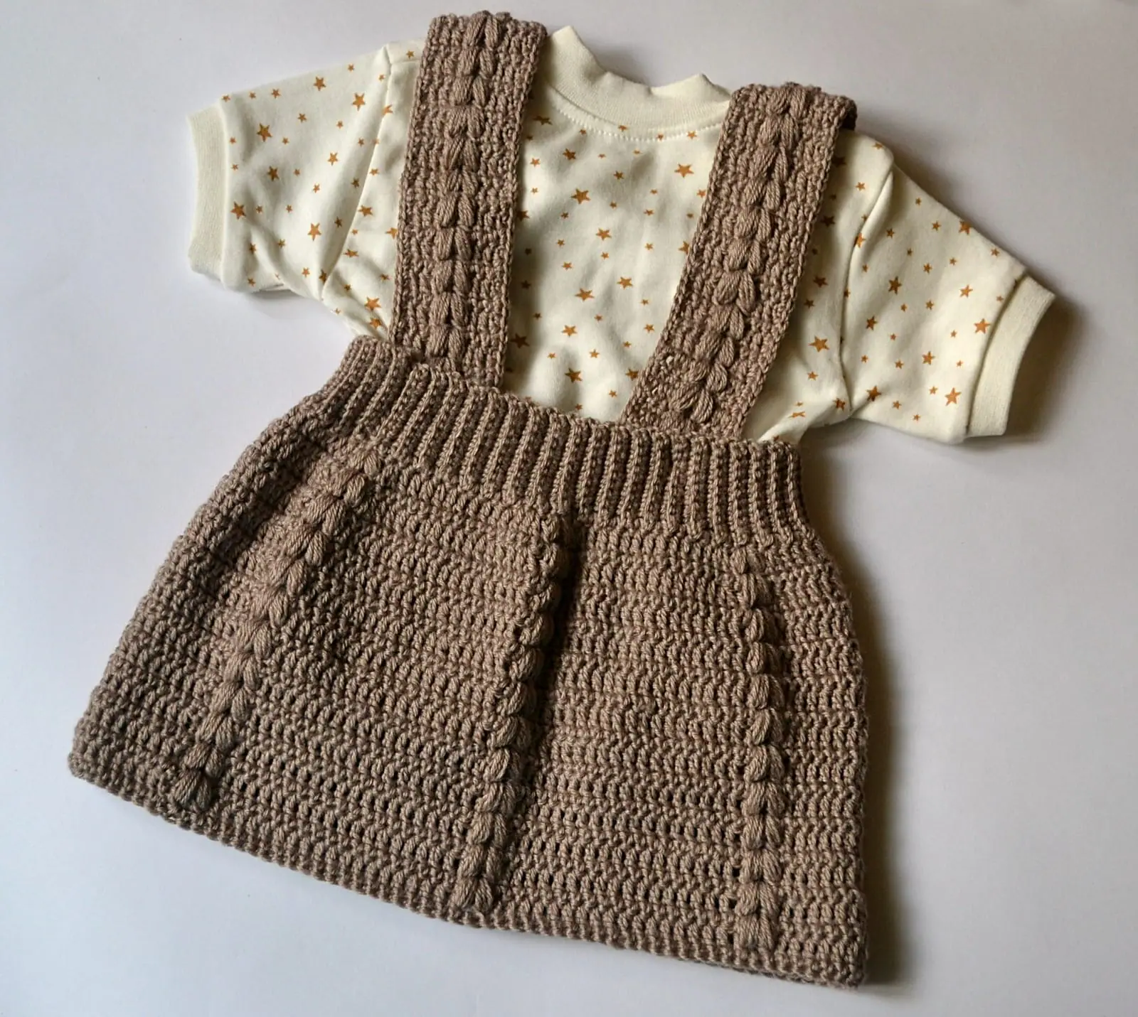 Pinafore baby dress Crochet pattern Baby clothes 3 - 6 month 2 Pinafore baby dress for 3 6 month crochet pattern