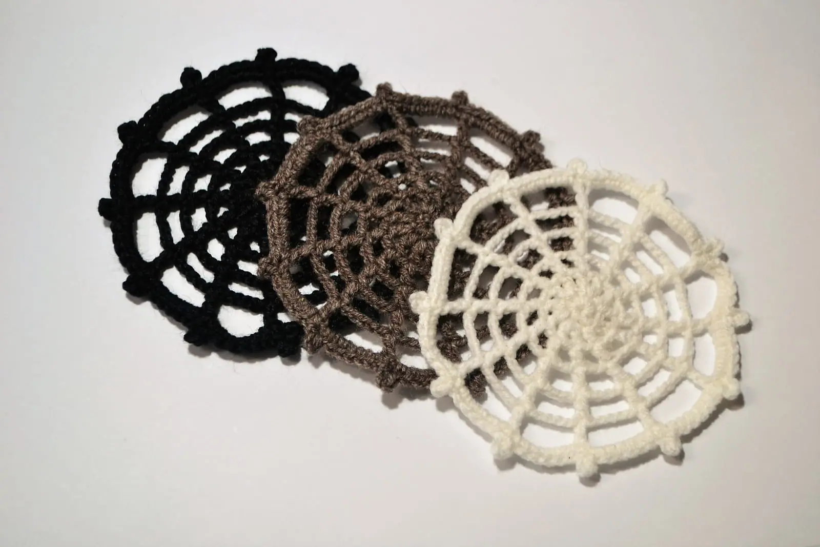 Spider web coaster Halloween decor Crochet coasters 2 Spider web coaster Halloween decor Crochet coasters - Image 2