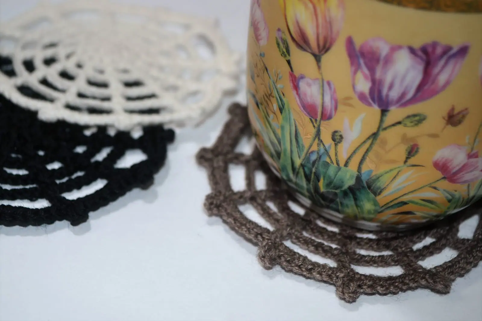 Spider web coaster Halloween decor Crochet coasters 5 Spider web coaster Halloween decor Crochet coasters - Image 5