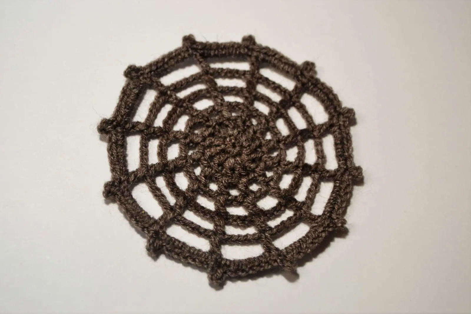 Spider web coaster Halloween decor Crochet coasters 3 halloween