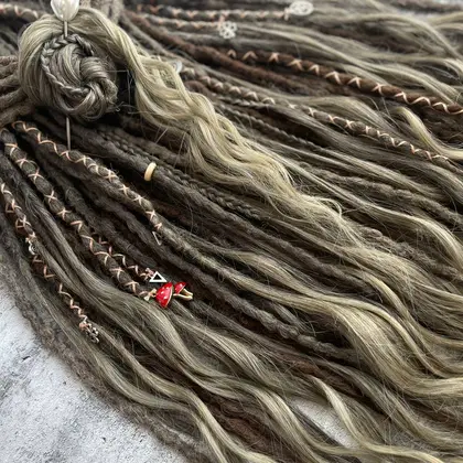 hooked synthetic dreads de brushable dreadlocks