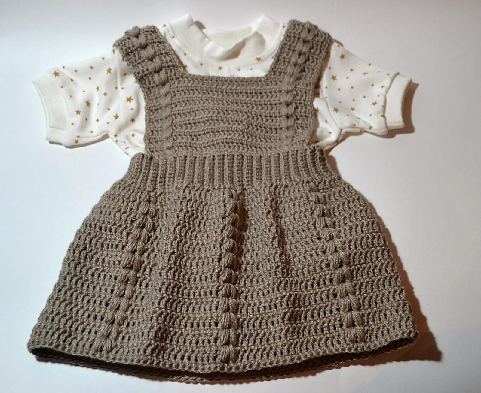 Pinafore baby dress Crochet pattern Baby clothes 3 - 6 month 5 Crochet Pattern Pinafore baby dress for 3 6 month