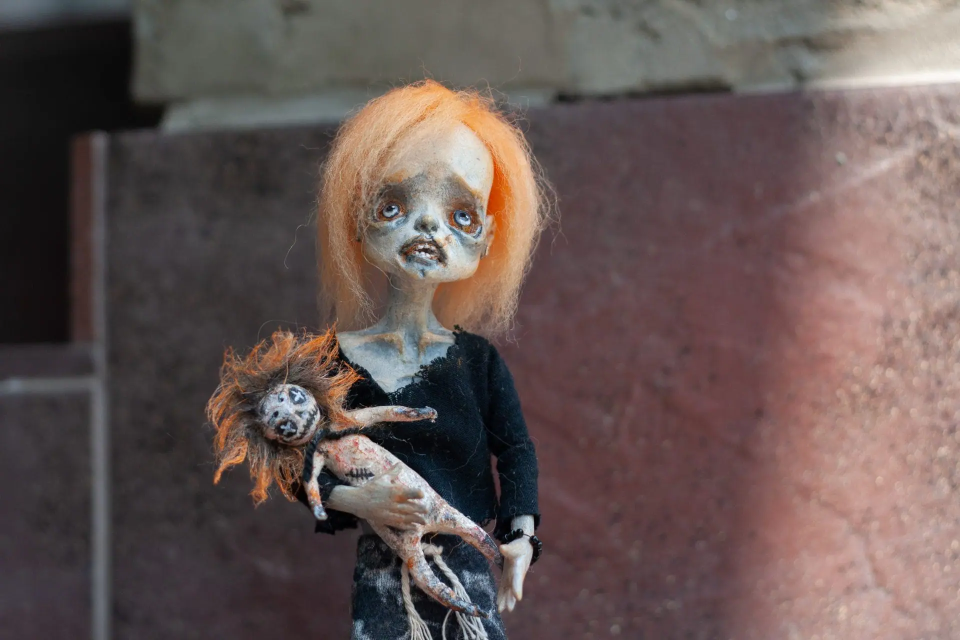 Zombie baby unique handmade doll 3 Zombie baby unique handmade doll - Image 3