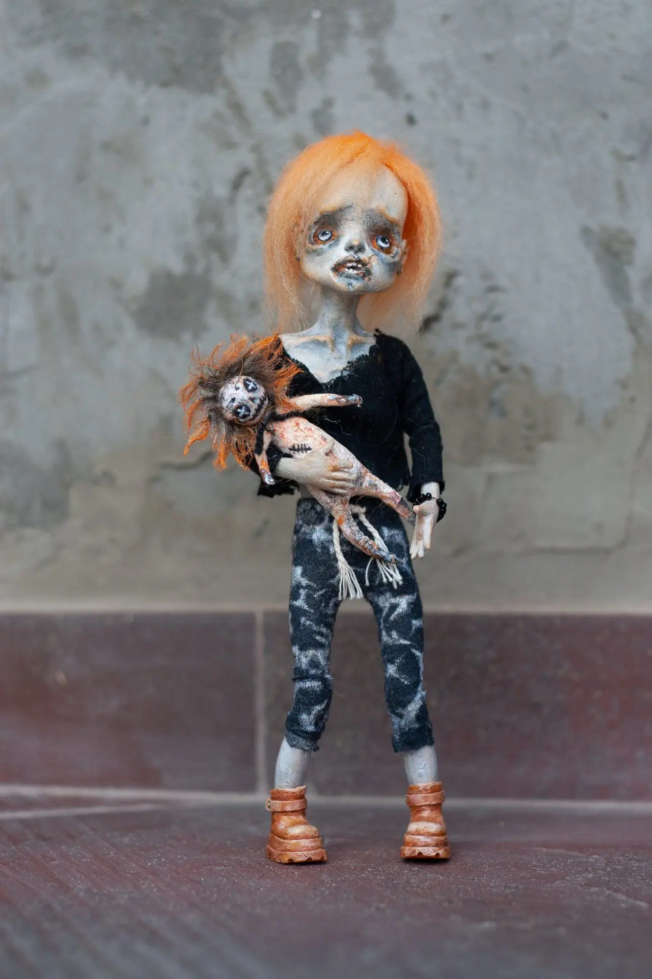 Zombie baby unique handmade doll 5 Zombie baby unique handmade doll - Image 5
