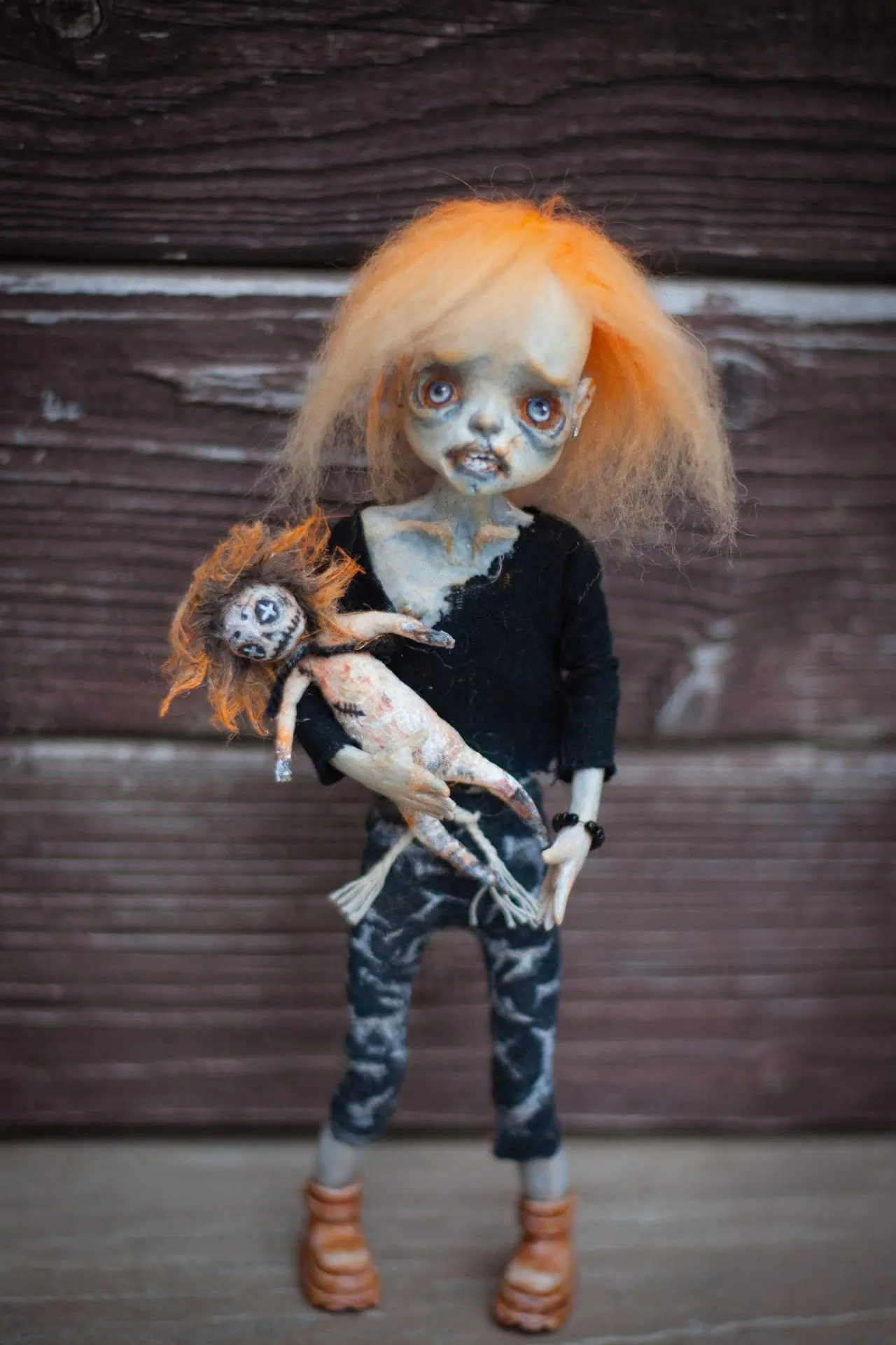 Zombie baby unique handmade doll 1 Zombie baby unique handmade doll