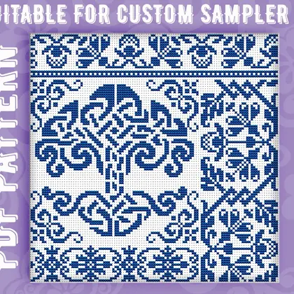 Ornament Cross Stitch Pattern