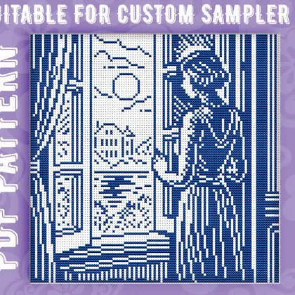 cross stitch The Great Gatsby