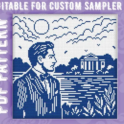 cross stitch The Great Gatsby