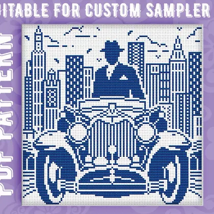 cross stitch The Great Gatsby