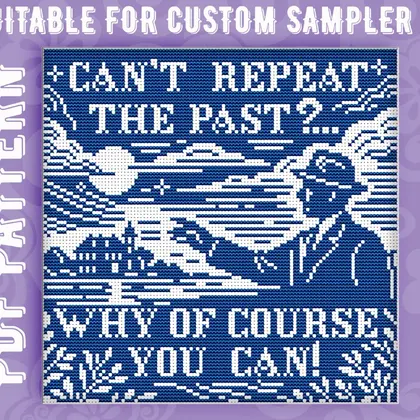 cross stitch The Great Gatsby